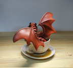 Coffee Cup Dragon Red