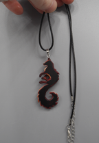 Fox Pendant (dark red)