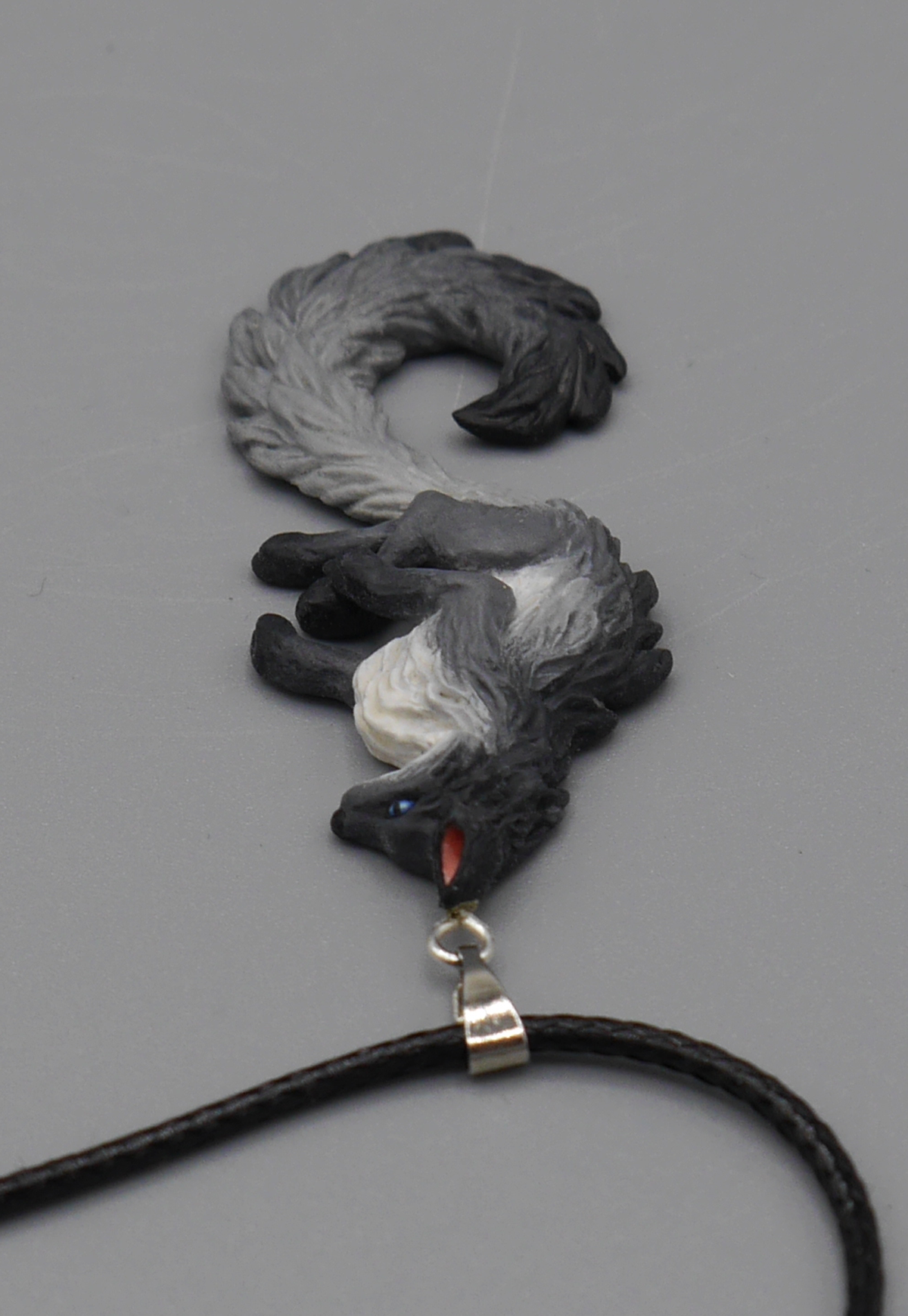 Fox Pendant (grey)