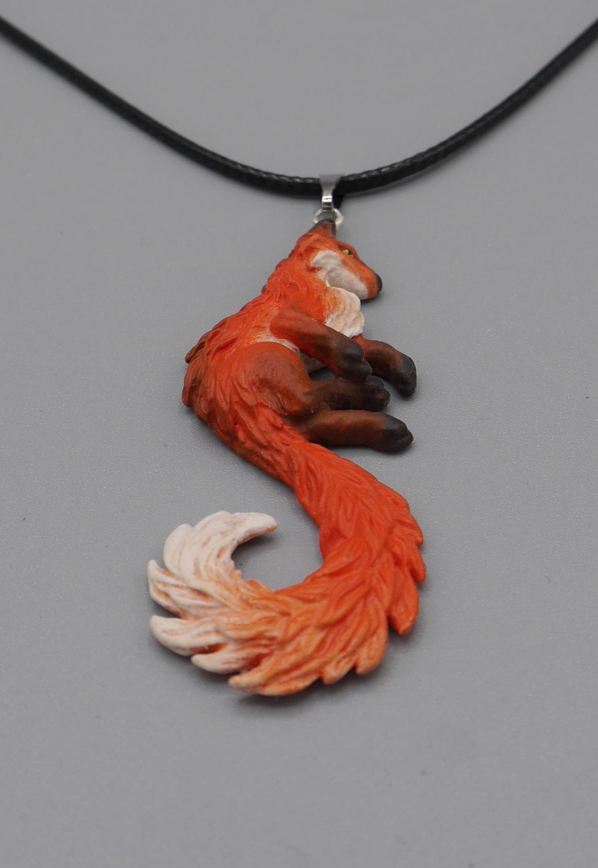 Fox Pendant (orange)
