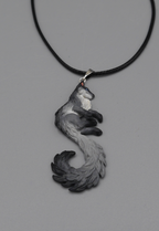 Fox Pendant (grey)