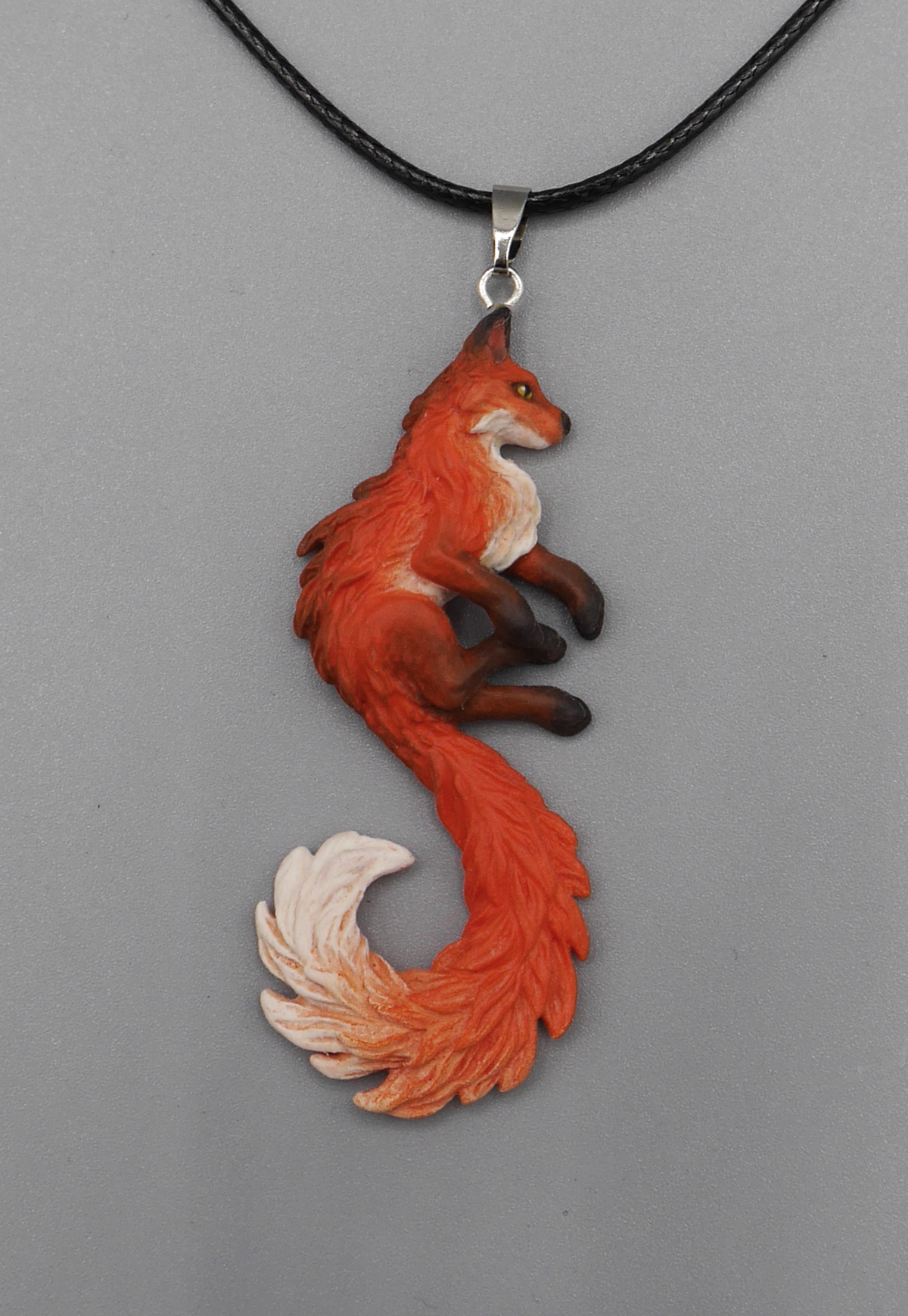 Fox Pendant (orange)