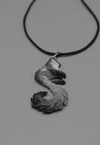Fox Pendant (grey)