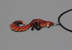 Fox Pendant (dark red)