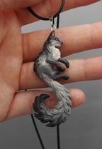 Fox Pendant (grey)
