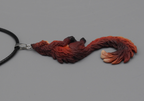 Fox Pendant (dark red)