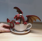 Coffee Cup Dragon Red
