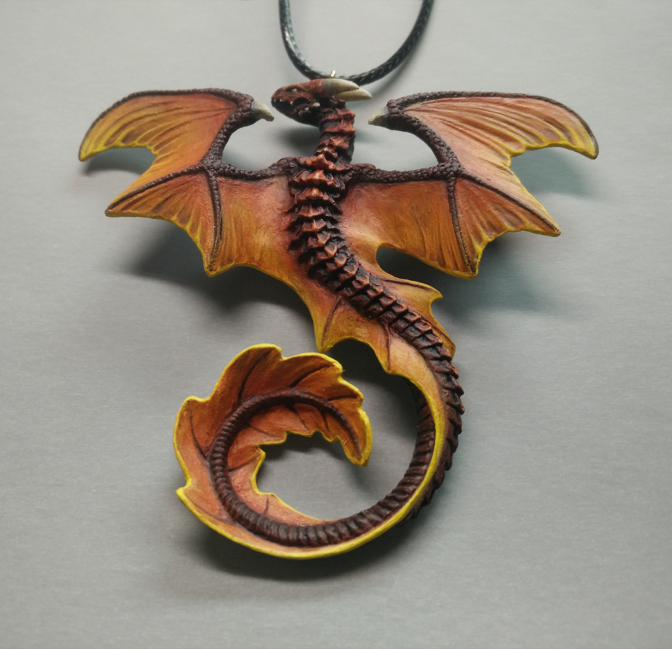 Red Dragon Necklace