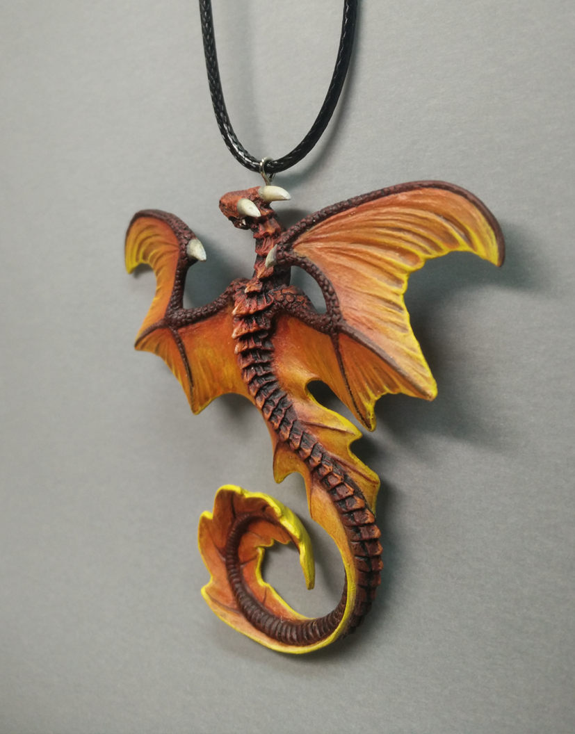 Red Dragon Necklace