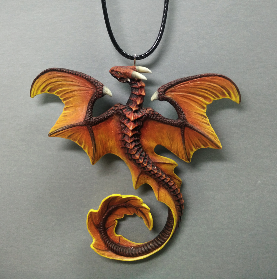 Red Dragon Necklace